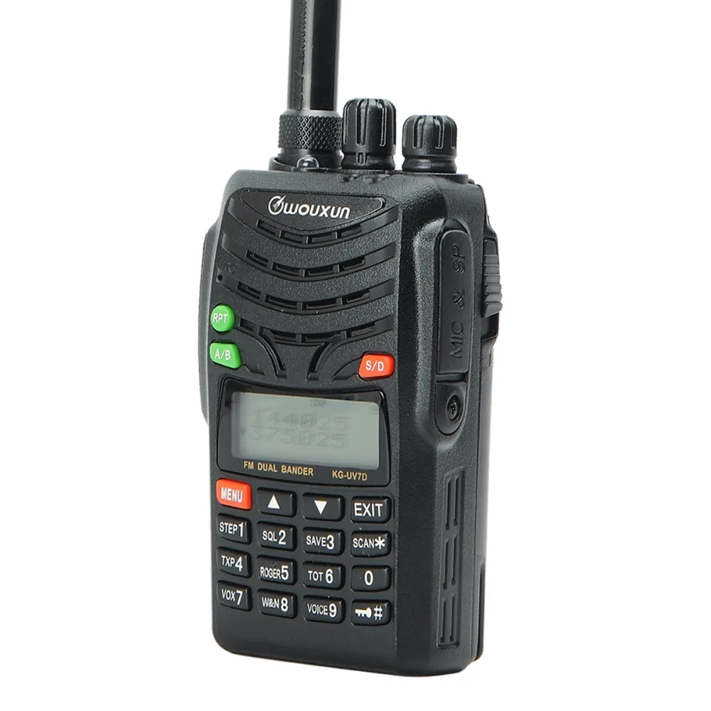 WOUXUN KG-UV7D 136-174/375-512mhz 7W высокомощный любительский переносной любительский радиоприёмник рация обновление KG-UVD1P KG-UV6D