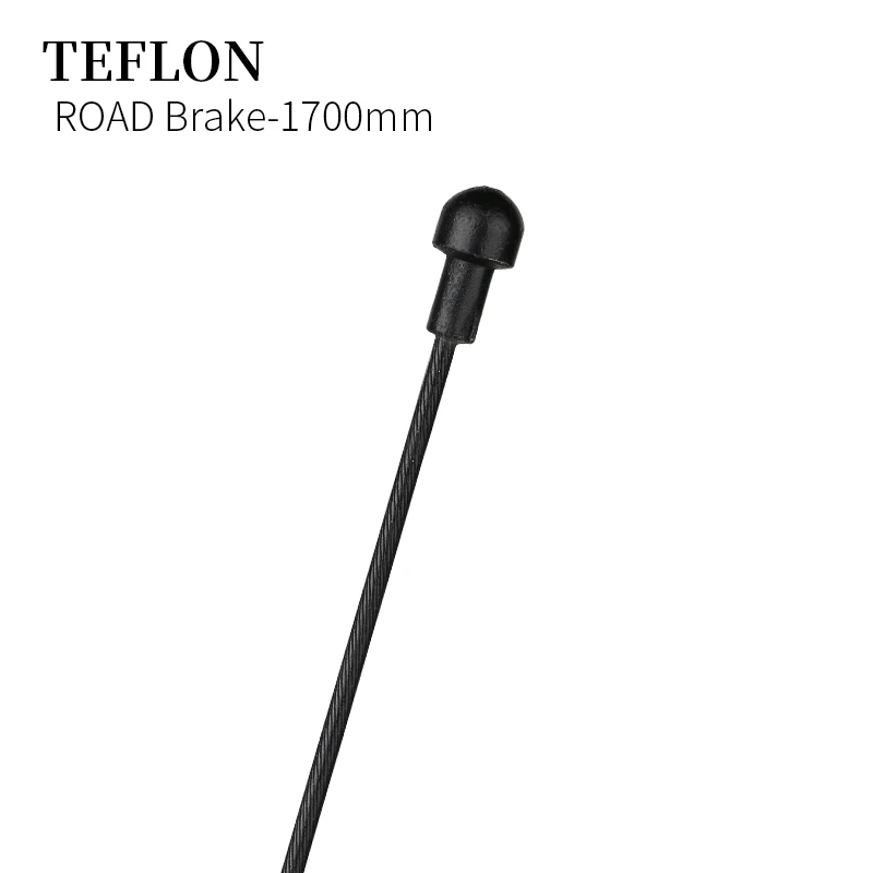 ROAD Brake-1700mm Тефлоновый тормозной кабель Deraillleur line MTB ROAD велосипедная передача трос переключения передач с велосипедными частями из нержавеющей стали аксессуары для велоспорта - Цвет: ROAD Brake-1700mm