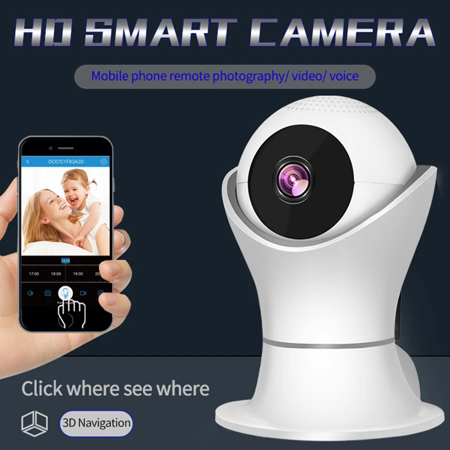 360 глаз Беспроводная ip камера 1080P HD Домашняя безопасность умная WiFi Аудио CCTV ночное
