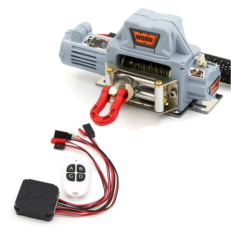 

Металлическая Автоматическая лебедка с беспроводным пультом дистанционного управления CH4 для радиоуправляемого гусеничного автомобиля 1/...