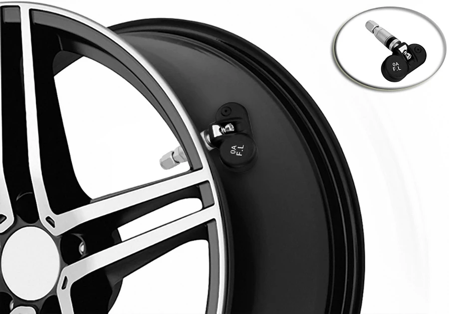 Дропшиппинг Встроенный датчик давления в шинах TPMS Солнечная Автомобильная