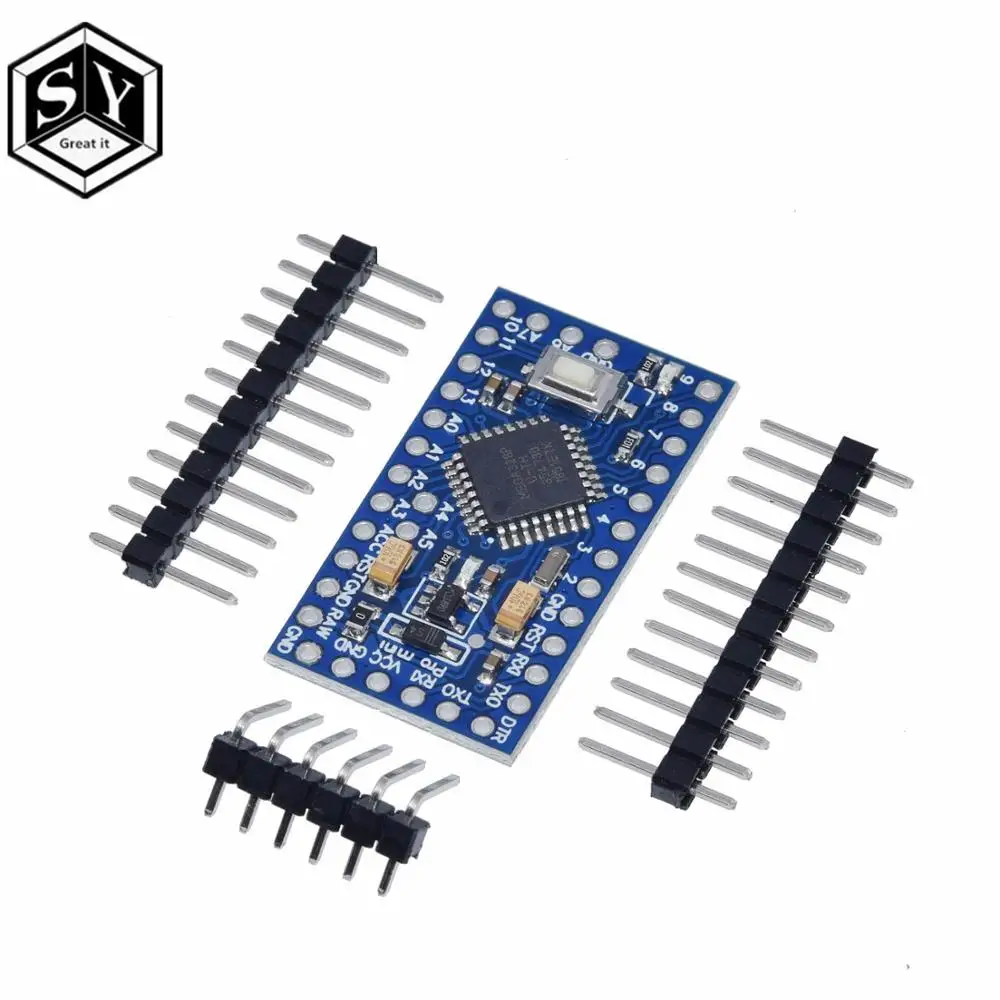 Pro Mini 328P-AU 5V Отлично это 1 шт. с Загрузчиком Pro Mini ATMEGA328P 328 мини ATMEGA328 5 В/16 МГц для arduino - Цвет: Pro Mini 328P-AU 5V