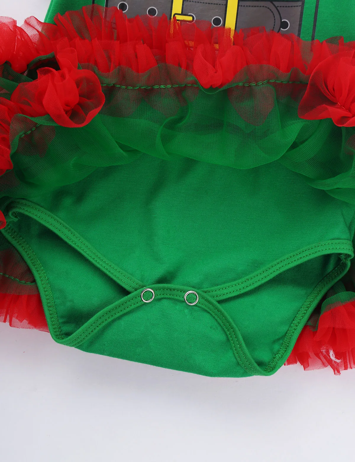 Рождественский костюм для новорожденных и маленьких девочек комбинезон с