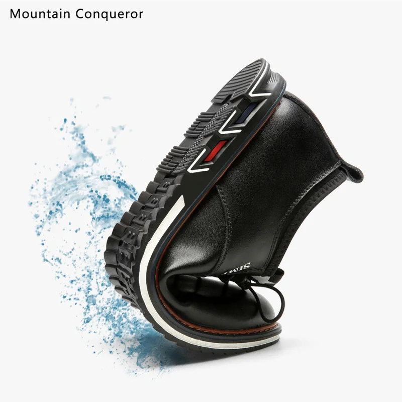 Горные завоеватели мужская повседневная обувь из спилка коллекция 2019 года