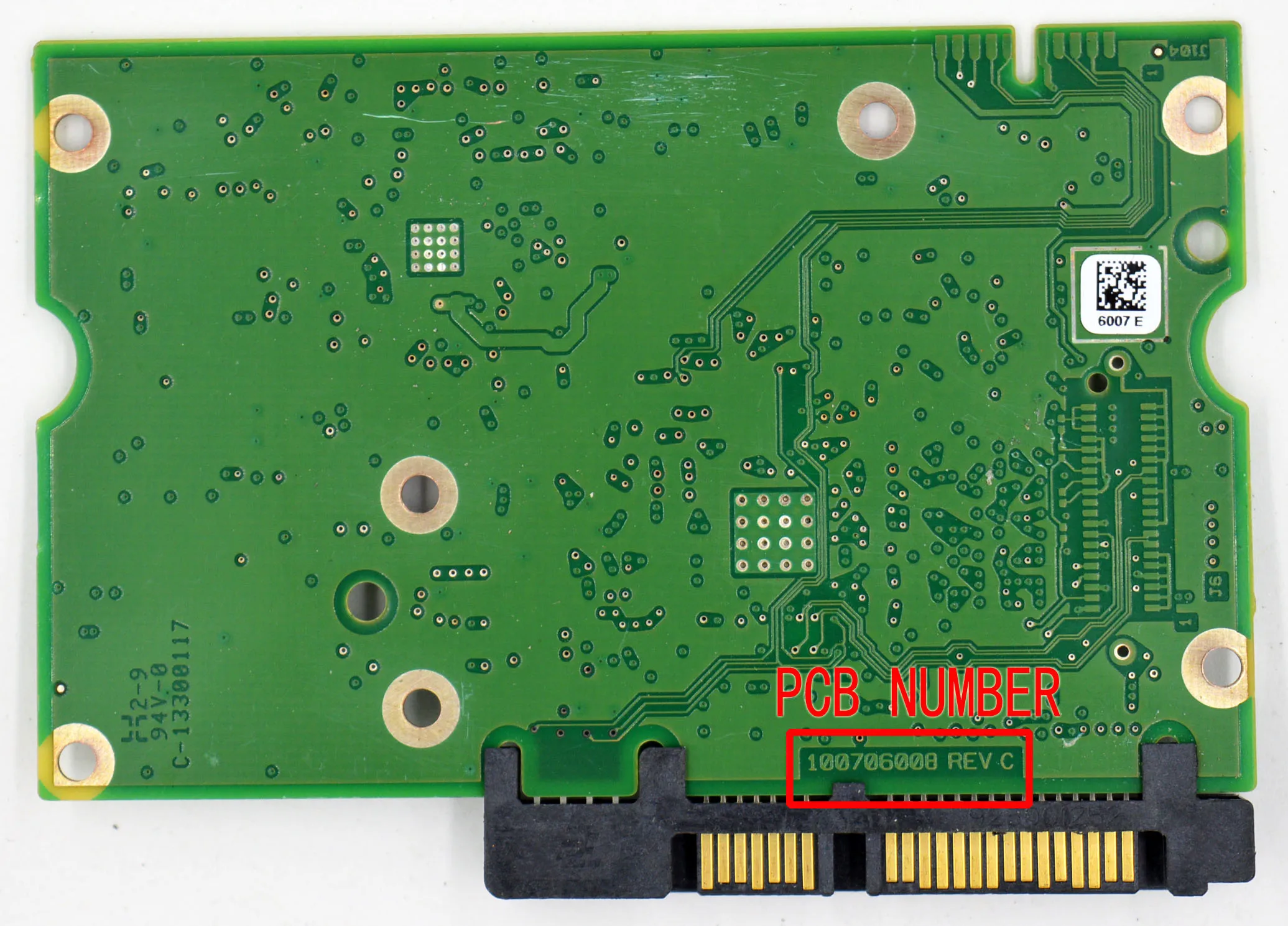 Детали жесткого диска PCB Материнская плата печатная 100706008 для Seagate 3 5 SATA hdd 1 T/2 T/3 T/4 T
