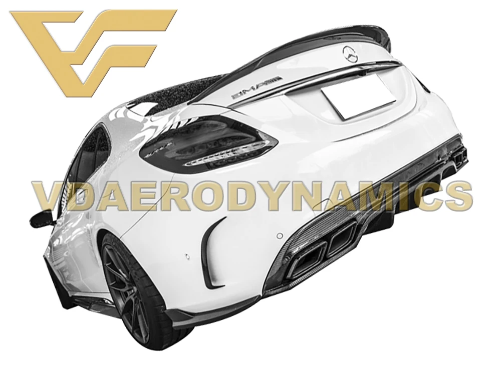 Подходит для 14-18 W205 C180 C200 C220 C250 C300 C350 C400 C450 C63 C63s VAD-FD комплект заднего бампера из