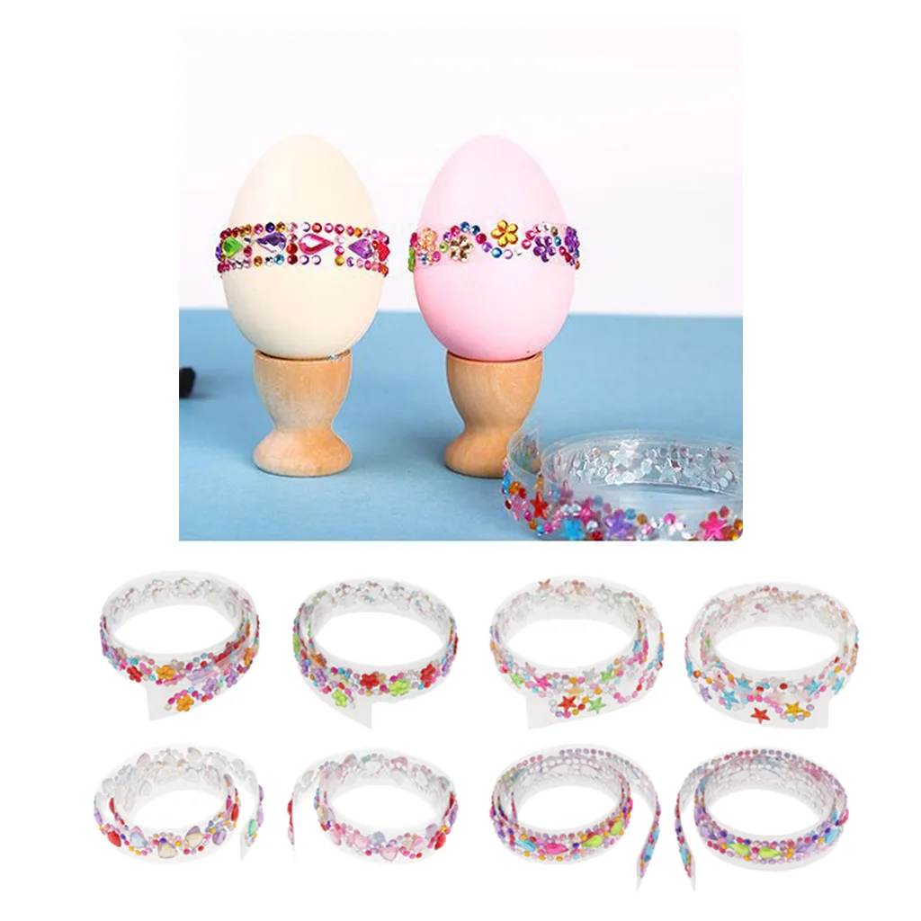 2 рулона Блестящий горный хрусталь Кристальный стикер клейкая лента наклейка