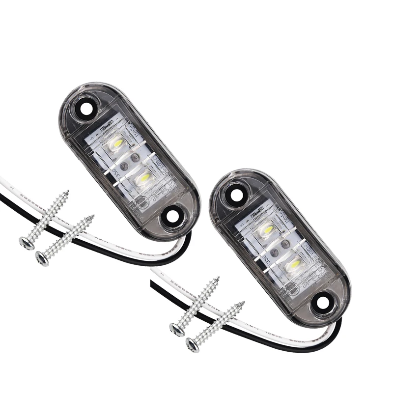 Светодиодные Габаритные огни для грузовика 2 шт. 12 В 24 В|12v car led lamp|car lightlights style |