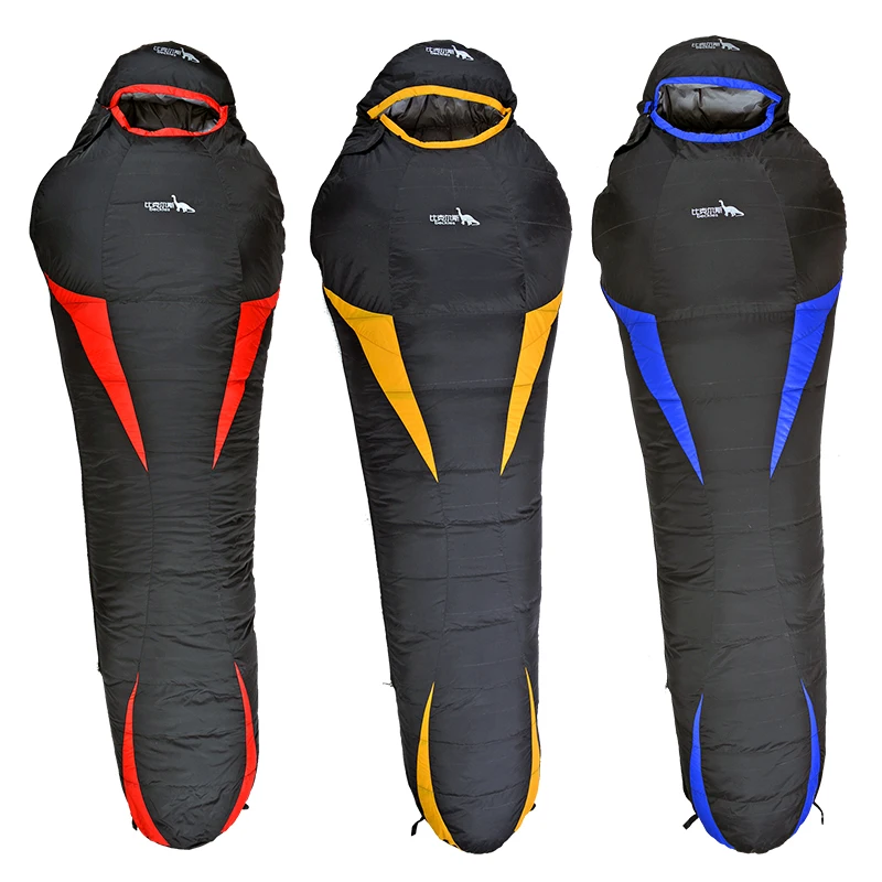 Сверхлегкий пуховой спальный мешок водонепроницаемый для отдыха на открытом