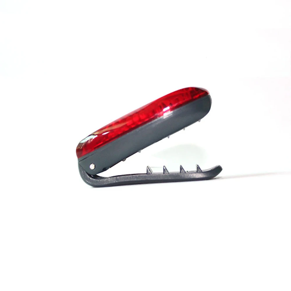 Super Bright 3 LED Bike Light Taillight Safety Warning Bicycle Rear Lamp Mountaineering Backpack Helmet Running Lights 2 Modes | Спорт и