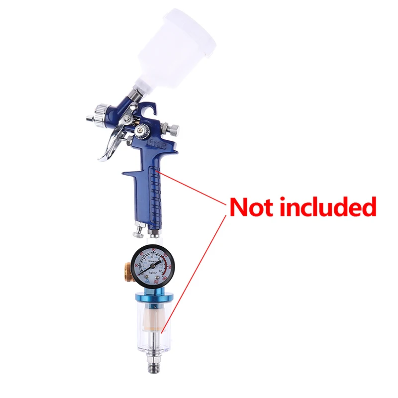 Spray Gun Adjust Air Pressure Regulator Gauge Car Auto Repair Painting Tool Accessories Pneumatic | Инструменты