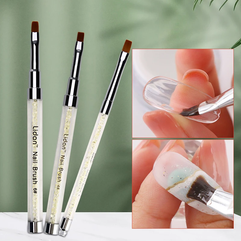 Новая ручка для дизайна ногтей рисование гель-лайнер полировка кисть с