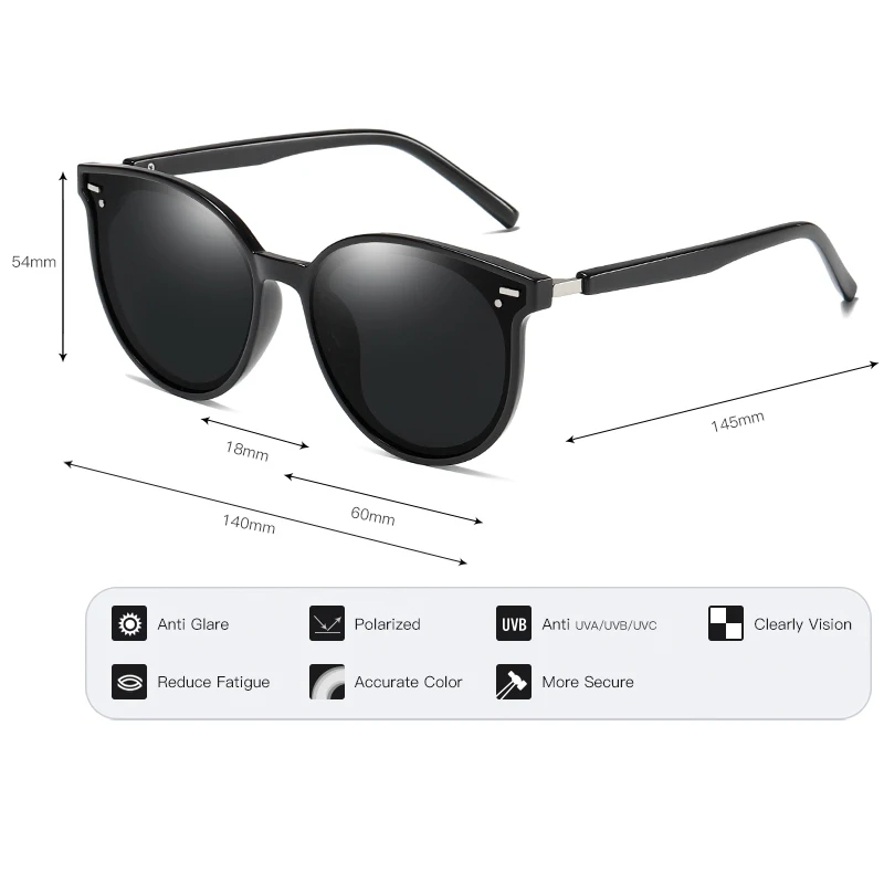 Модные солнцезащитные очки YSO кошачий глаз для женщин и мужчин поляризационные с