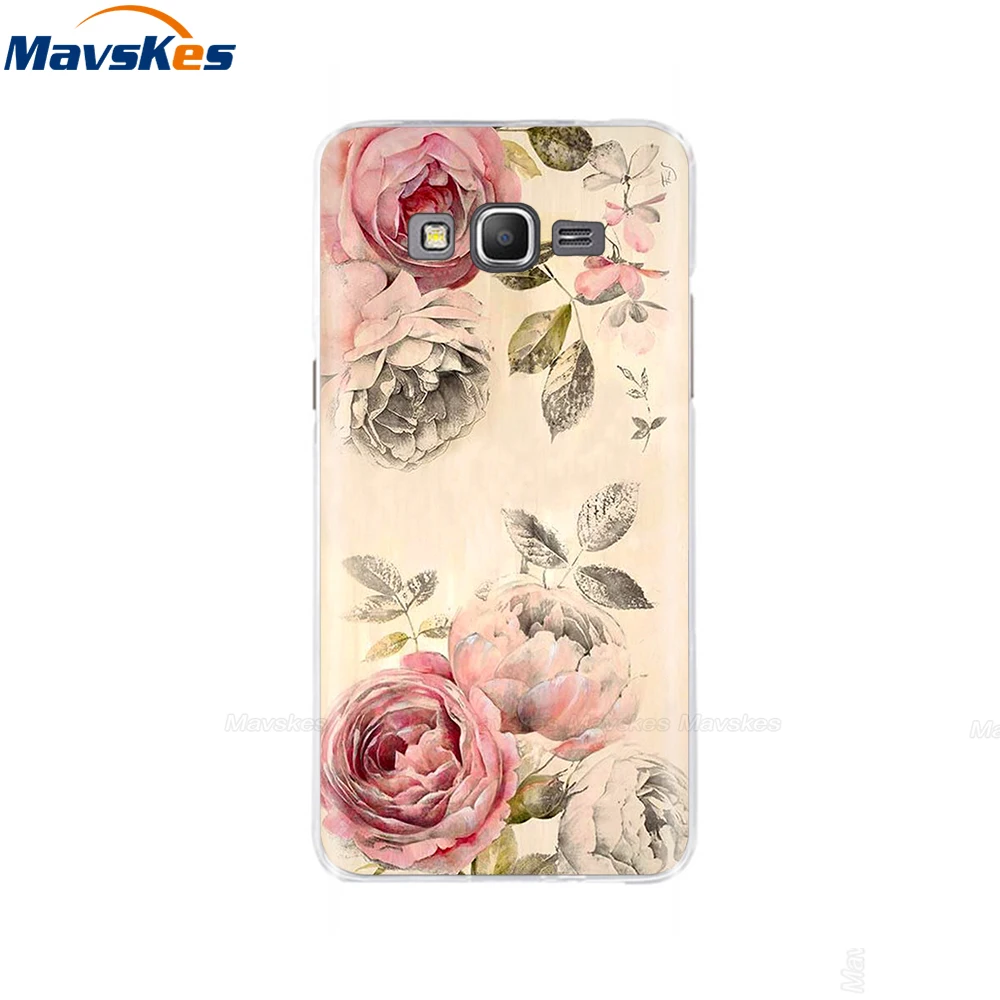 47 Чехол для samsung Galaxy Grand Prime, G530, G530H, G531, G531H, G531F, SM-G531F, флора, ТПУ, чехол, милый силиконовый чехол для телефона - Цвет: 47