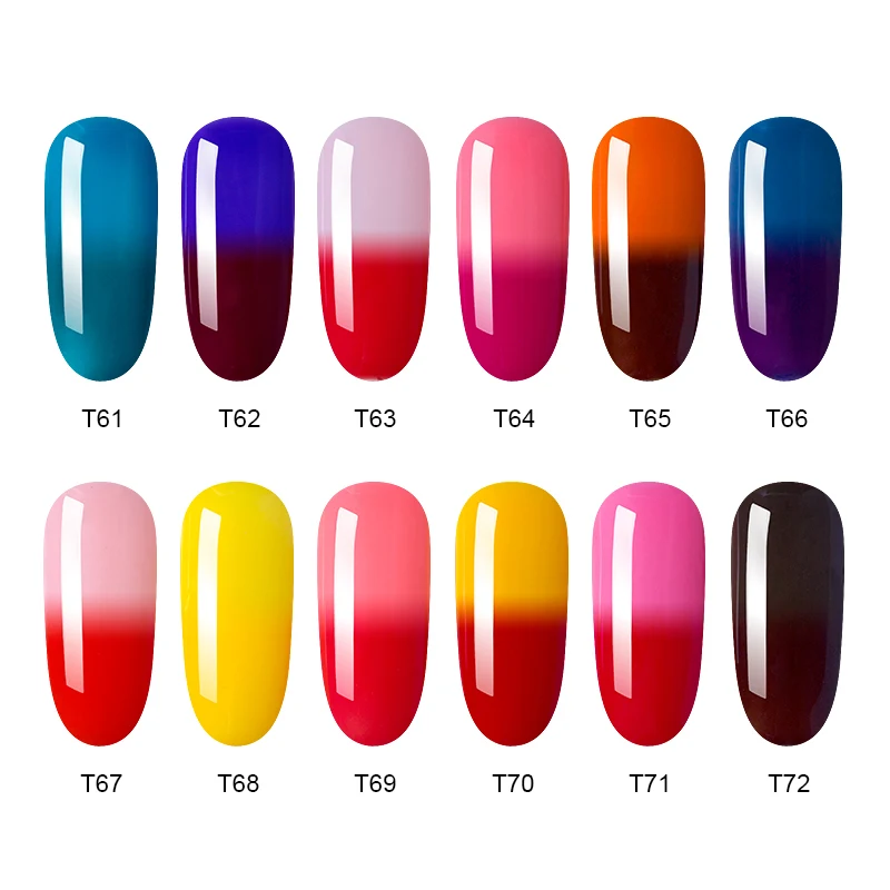 Гель лак для ногтей Azure Beauty выдерживает температуру 12 мл светодиодный гель