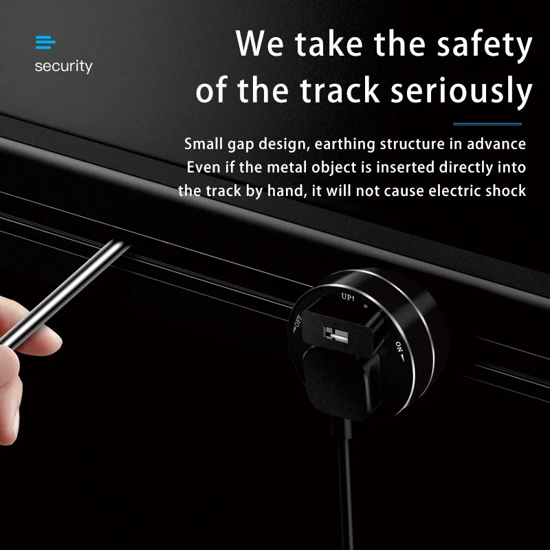 Розетка электрическая Herepow для умного дома держатель рельсовых розеток