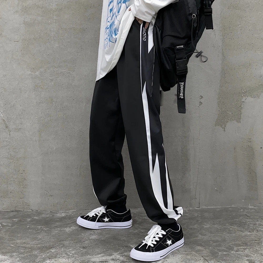 

Black Loose Sweatpants Women Clothing Spring Autumn New Korean High Waist Casual Long Capris Ins Hipster Harajuku Pants Trousers