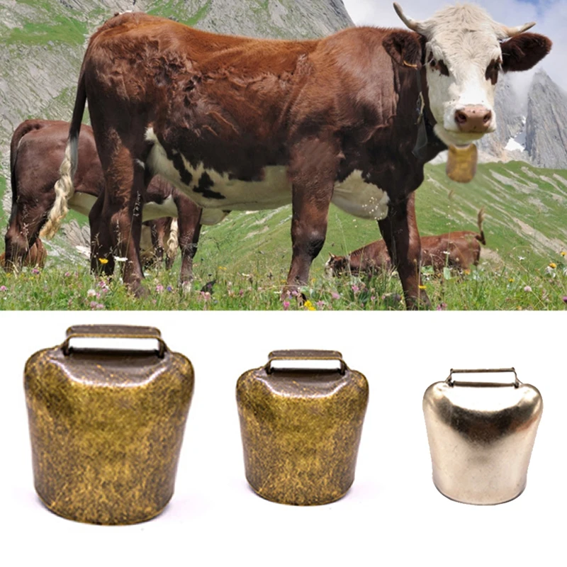 

1Pc Grazing Cow Horse Sheep Prevent The Loss Loud Crisp Spread Farther Loud Metal Farm Livestock Bells