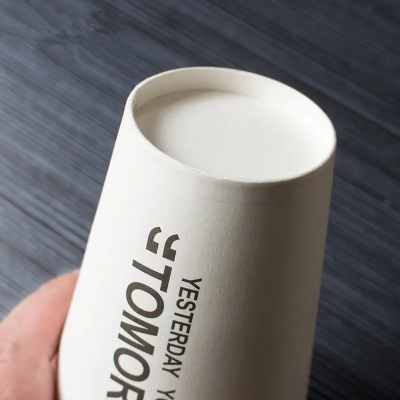 50 шт. Высококачественная Белая Толстая бумажная чашка для холодных и горячих
