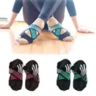 Для женщин 's Non-slip Фитнес Топ для занятия танцами Пилатес носки Профессиональный домашняя обувь для йоги