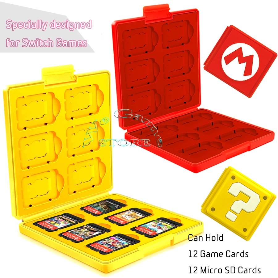 24 В 1 чехол для игровых карт Nintendo Switch жесткий защитный с узором Switch|Сумки| |