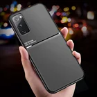 Роскошный кожаный магнитный автомобильный чехол-подставка для Samsung Galaxy A10 A20 A30 A50 A70 A31 A51 A71 A52