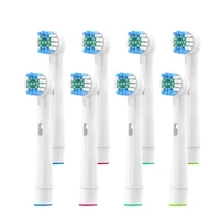 8x replacement brush heads for oral b electric toothbrush fit advance powerpro healthtriumph3d excelvitality precision clean
