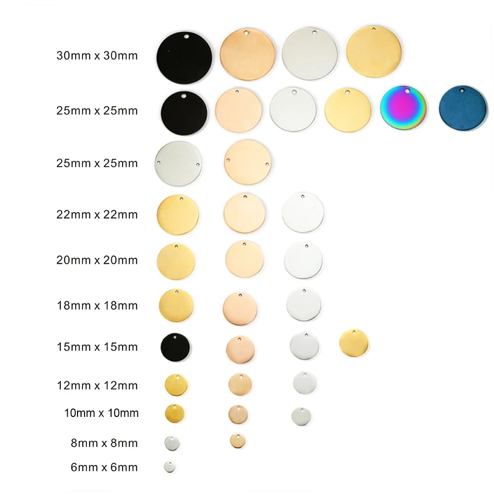 Шармы MYLONGINGCHARM 50 шт./лот с надписью на заказ шармы из нержавеющей стали 12 мм четыре