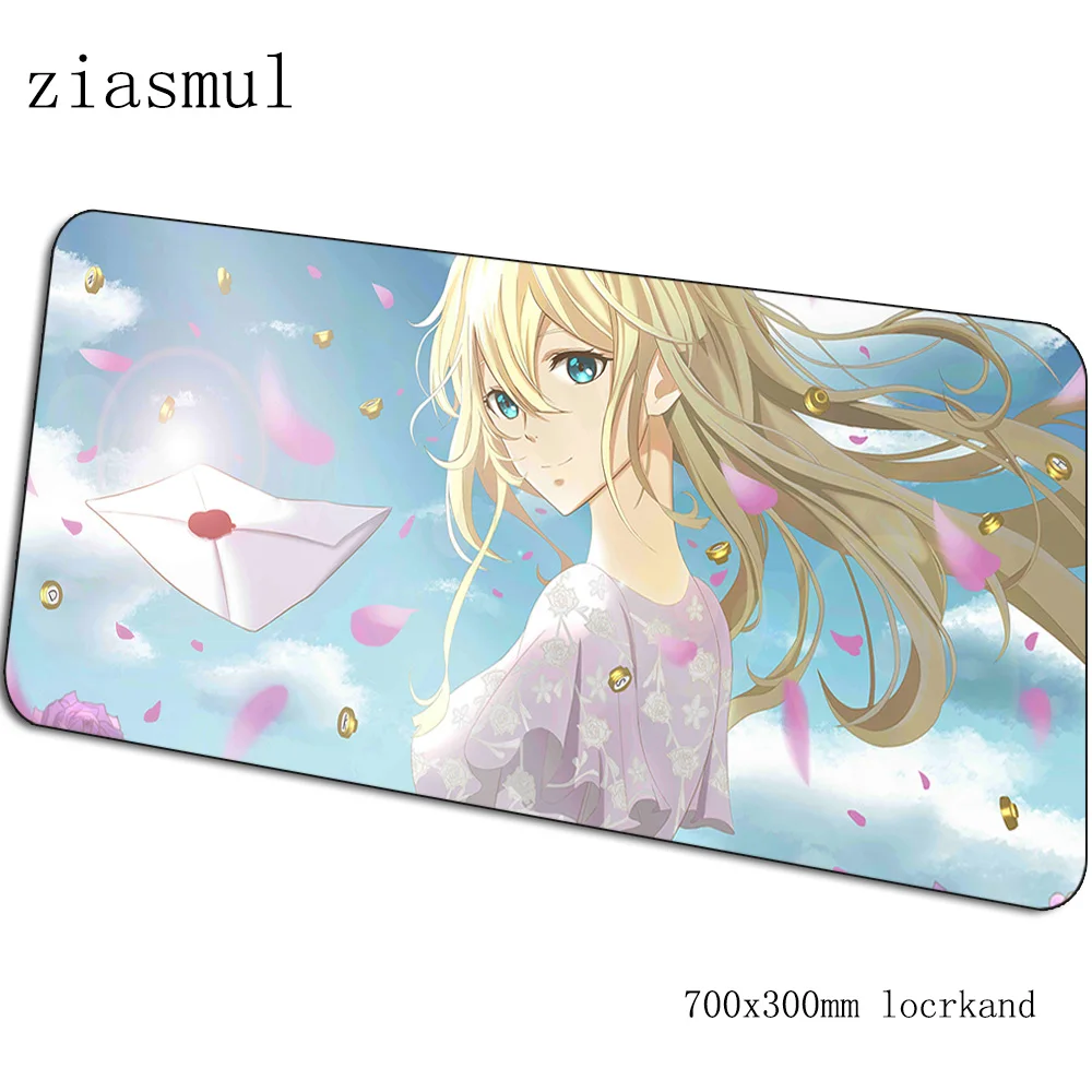 Violet evergarden коврики 700x300x3 мм Высококачественный игровой коврик для мыши большая клавиатура Коврик для мыши милый ноутбук аксессуары для геймеров коврик для мыши - Цвет: pattern 7