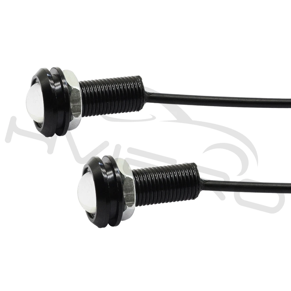 2pcs 18MM Led Eagle Eye DRL Дневной свет для фонарей Источник резервного копирования Реверсирование парковки сигнальных ламп Водонепроницаемый