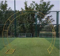 New wedding props wedding wrought iron arch stage background decoration twisted door flower door creative shaped door