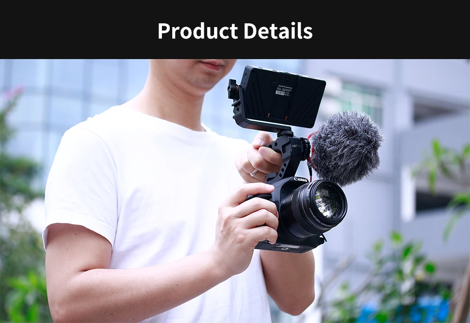 DSLR камера рукоятка Ручка Крепление ж/Холодный башмак для sony Nikon Canon Pentax Extersion Bar для монитора микрофон светодиодный заполняющий светильник