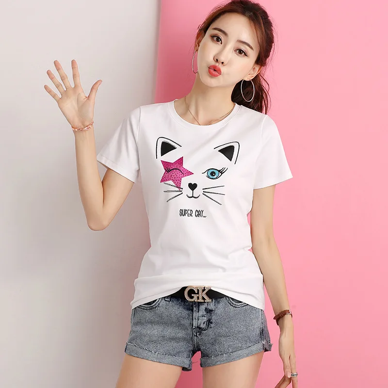 

New Fashionable and comfortable breathable leisure women T - shirts