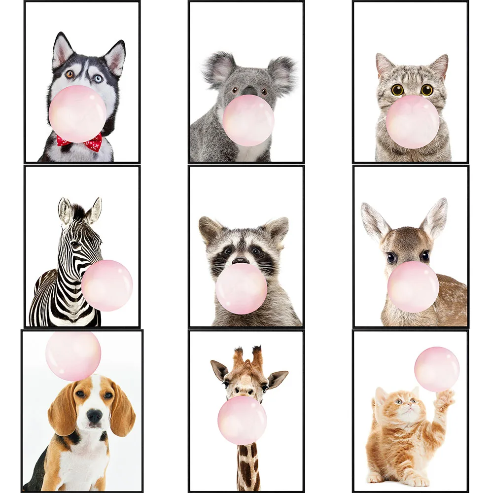 5D алмазов картина животных мыльные пузыри полный дрель вышивки крестом Cat