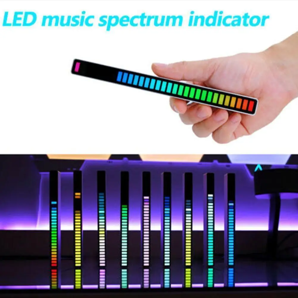 

2021 new product car LED colorful voice control atmosphere light APP control rechargeable aromatherapy 18 colors 32LED