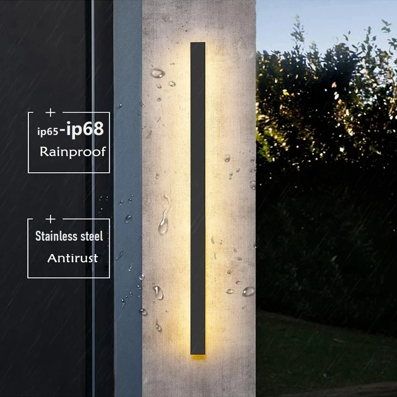 Настенная лампа из нержавеющей стали декоративная настенная светодиодная ip65