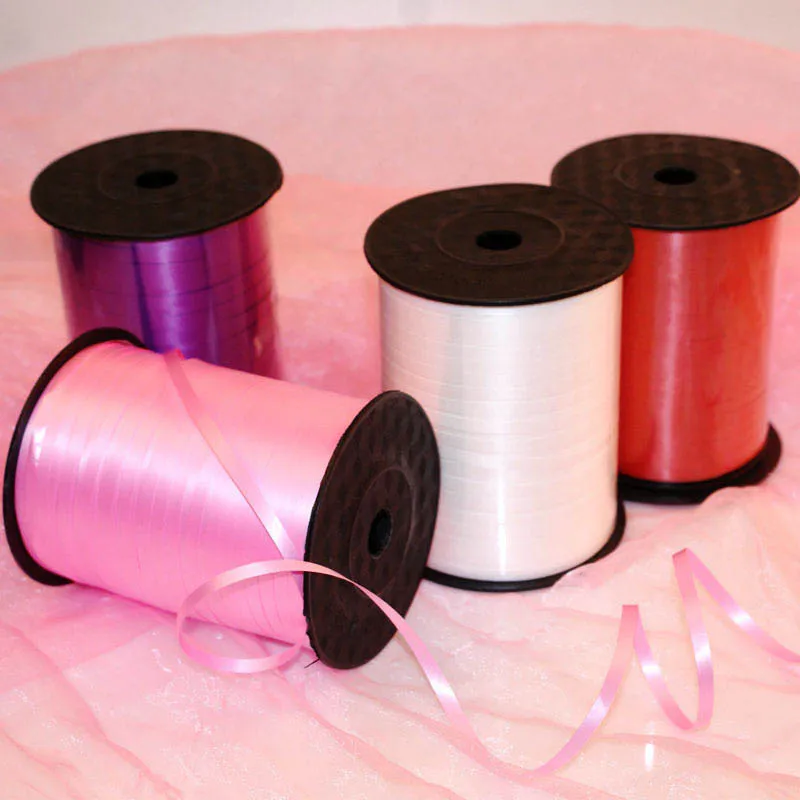 

250 Yards DIY Gifts Balloon Ribbon Roll Crafts Foil Curling Multi Color 5mm Kids Toys Wedding Supplies