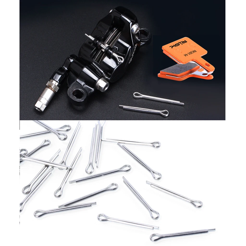 

10pcs Bicycle Bike Disc Brake Pads Retaining Split Pins Cotter Pin Key Plug Disc Brake Mounting/Repairing Tools