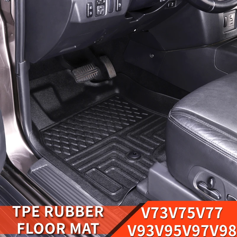 Аксессуары для Mitsubishi Pajero резиновые напольные коврики, подкладки для ног Pajero io Full Pinin Montero, модификация