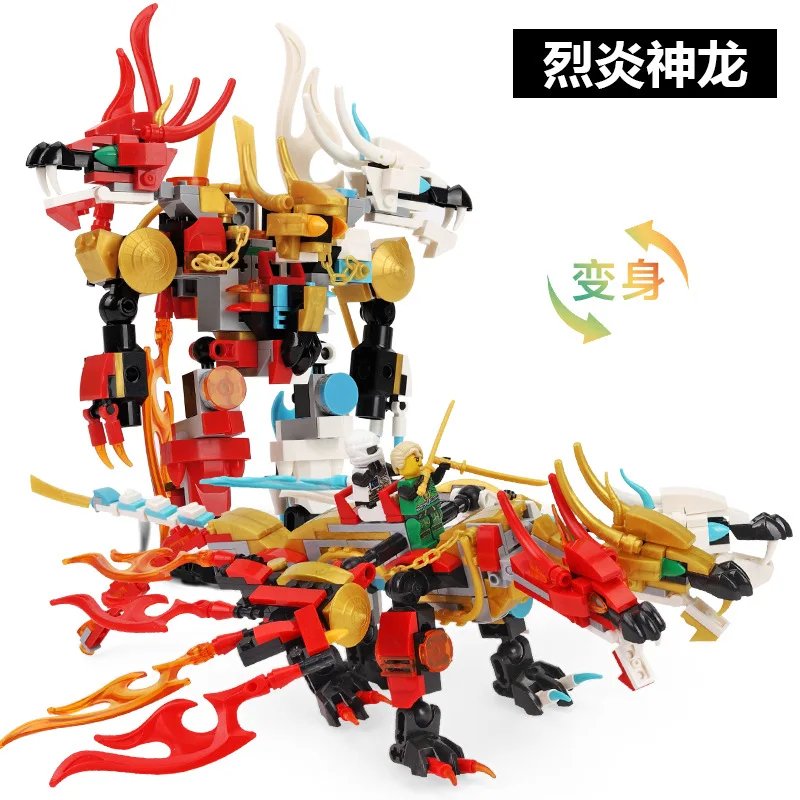 Совместимые с ninjago фигурки Дракон мех создатель дракон мини Кирпичи игрушки для