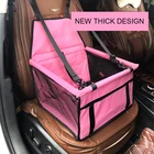 Переноска для собак, автомобильная сумка, водонепроницаемая корзина, безопасная сетка для путешествий, собачья сумка для сиденья корзина, переноска для кошек