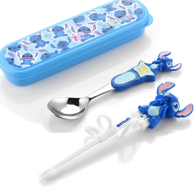 Детская посуда Disney из нержавеющей стали портативная обучающая ложка