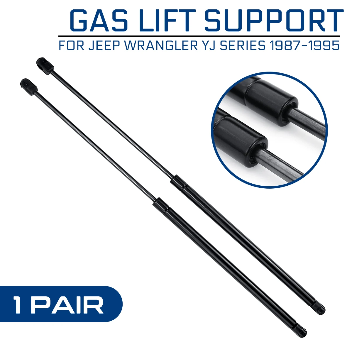 Пневматические пружины для стекла заднего вида 2 шт. 644 мм опорная штанга рычаг Jeep