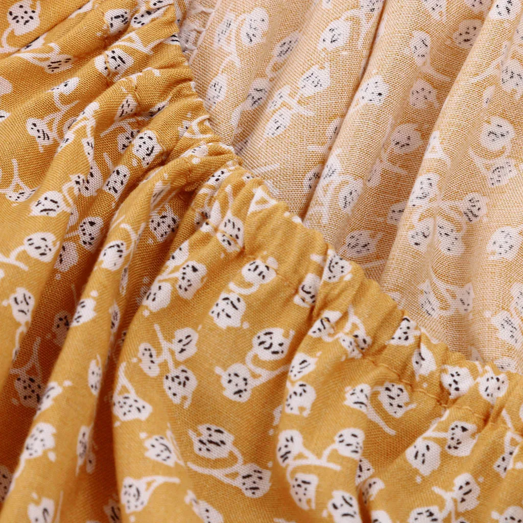 

Home clothes for women Floral Print Square Collar Short Sleeve Crop Tops + Skirt Set comfortable dress Loungewear Summer suits