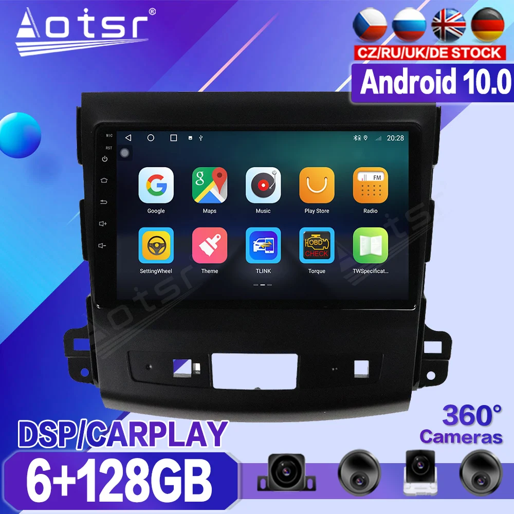 

For Mitsubishi Outlander 2006 2007 2008 2009 - 2012 Car Multimedia Player Recorder Stereo Android Radio Audio GPS Navi Head Unit