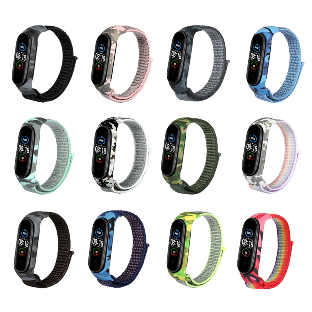 Strap Replacement Compatible with Xiaomi Mi Band 6 Xiaomi Mi Band 5 for Xiaomi Mi Band Bracelet Wristbands Accessories Silicone
