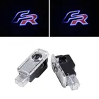2X для сиденья Exeo FR 2009 - 2011 светодиодный 2012 светодиодная Автомобильная дверь предупреждающая Лазерная Тень приветственная лампа с логотипом прожектор светильник