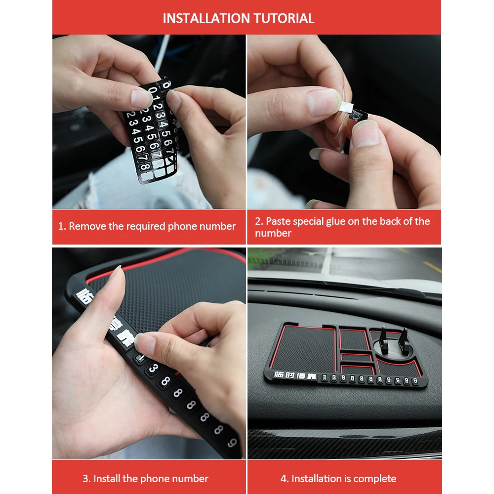 Автомобильные аксессуары для телефона на приборной панели автомобиля