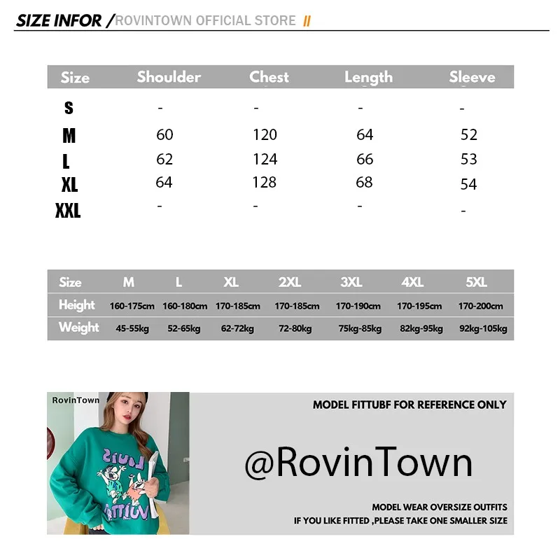 

2020 New Autumn Oversize Tops Sweatshirt Women Clothes Harajuku Streetwear Kawaii Print Cartoons Casual Bts Kpop Free Shipping