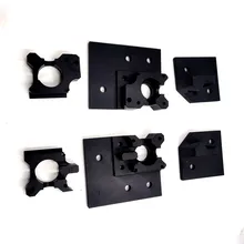Funssor V-core3 3D printer aluminum alloy xy motor cage top/bottom right/left kit black anodized xy motor cage bottom right